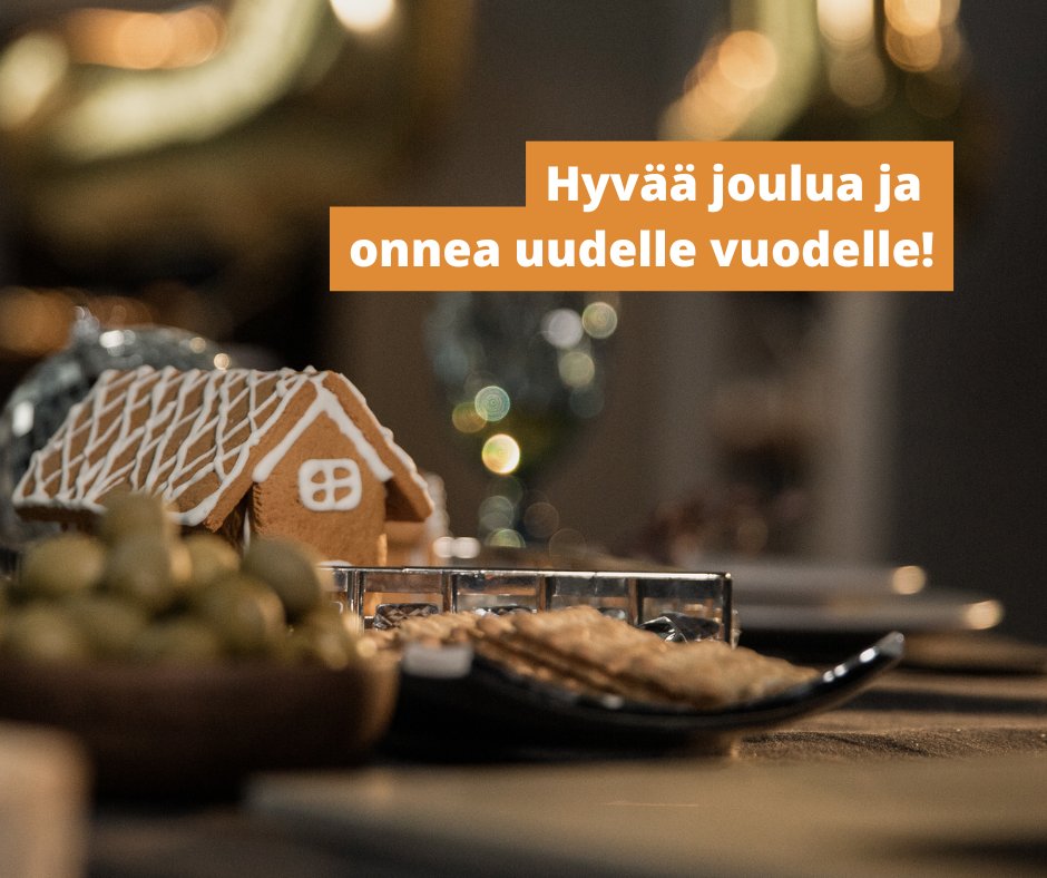Hiljennymme joulun viettoon ja toimistomme on
suljettuna viikolla 52-1. Palaamme työn äärelle
loppiaisen jälkeen. Hyvää joulua ja onnea uudelle vuodelle 2025!