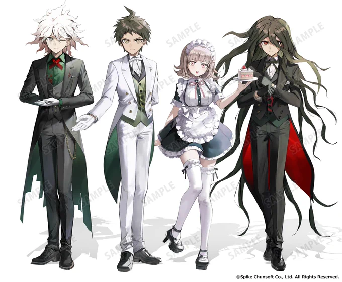 『ダンガンロンパシリーズ×緜』POP UP SHOP in マルイに展開されるグッズ用イラストを描かせていただきました。 期間は1/10(金)～1/20(月)  となっております!何卒よろしくお願いいたします。#ダンガンロンパ 