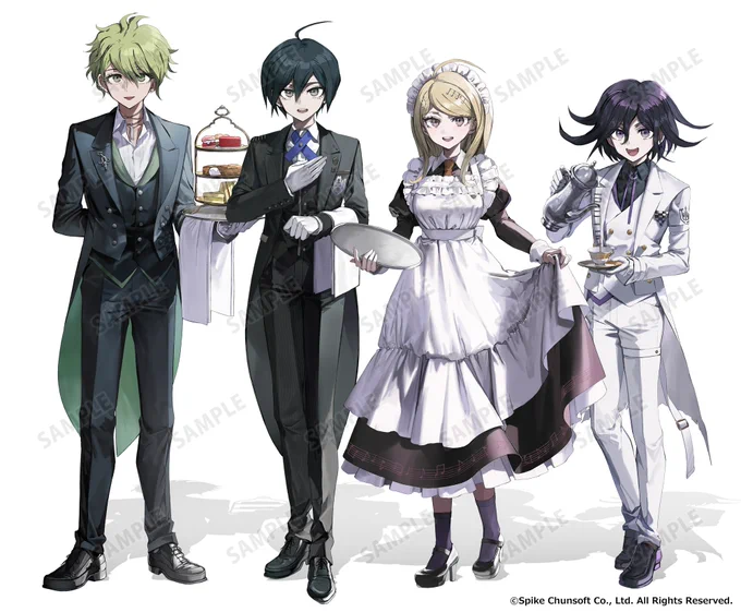 『ダンガンロンパシリーズ×緜』POP UP SHOP in マルイに展開されるグッズ用イラストを描かせていただきました。 期間は1/10(金)～1/20(月)  となっております!何卒よろしくお願いいたします。#ダンガンロンパ 