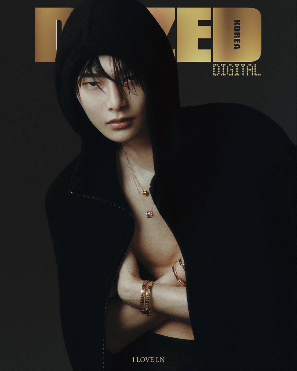 I.N of Stray Kids looks jaw-dropping for DAZED Korea.