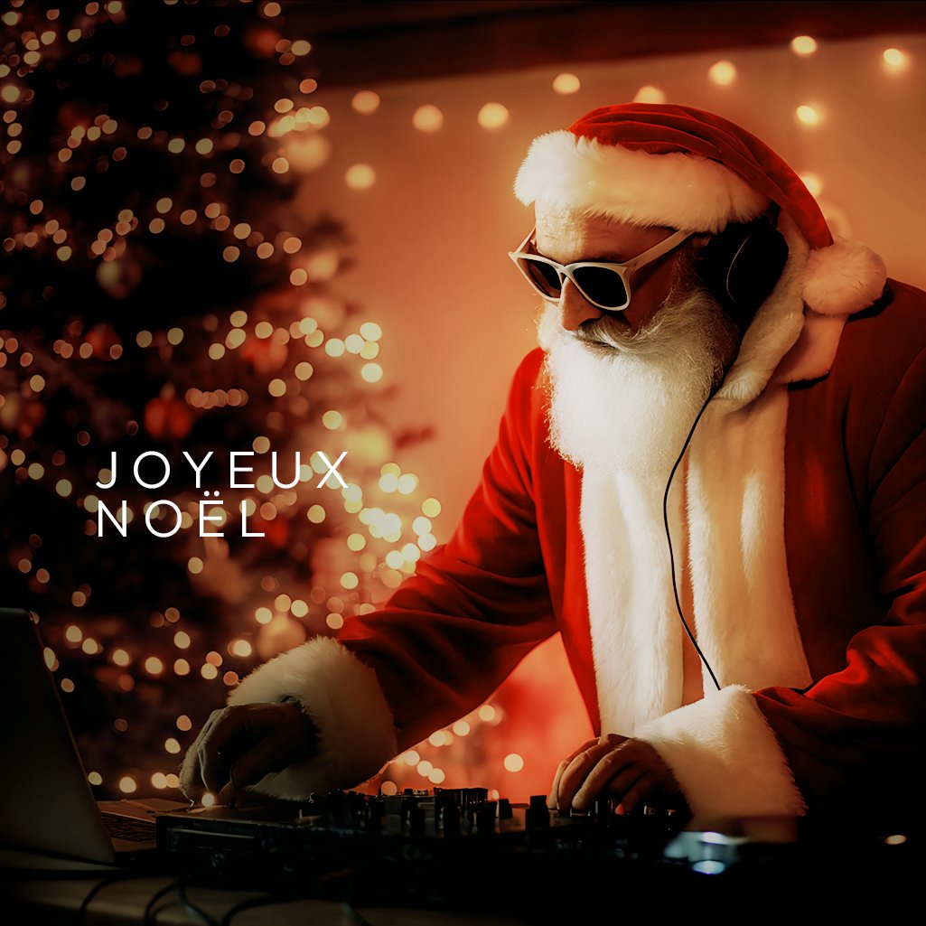 shokola's tweet photo. 🎅🎛️ CECI N’EST PAS UN PÈRE NOËL… C’EST UN DJ🎶
Chez Shokola, vos projets 2024 ont été mixés comme ses vinyles : 
Contenus ? ✅
Stratégies ? ✅Avec style. 
✨ Magie et énergie ? Oh top !
Merci pour votre confiance ! On vous souhaite un Noël vibrant et une année 2025 inspirante ! https://t.co/00g5v2OdyD