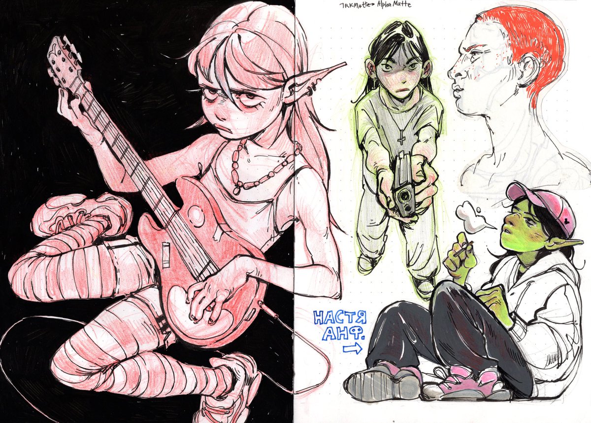 anf_arts's tweet image. some sketchbook pages

#sketch #sketchbook #art