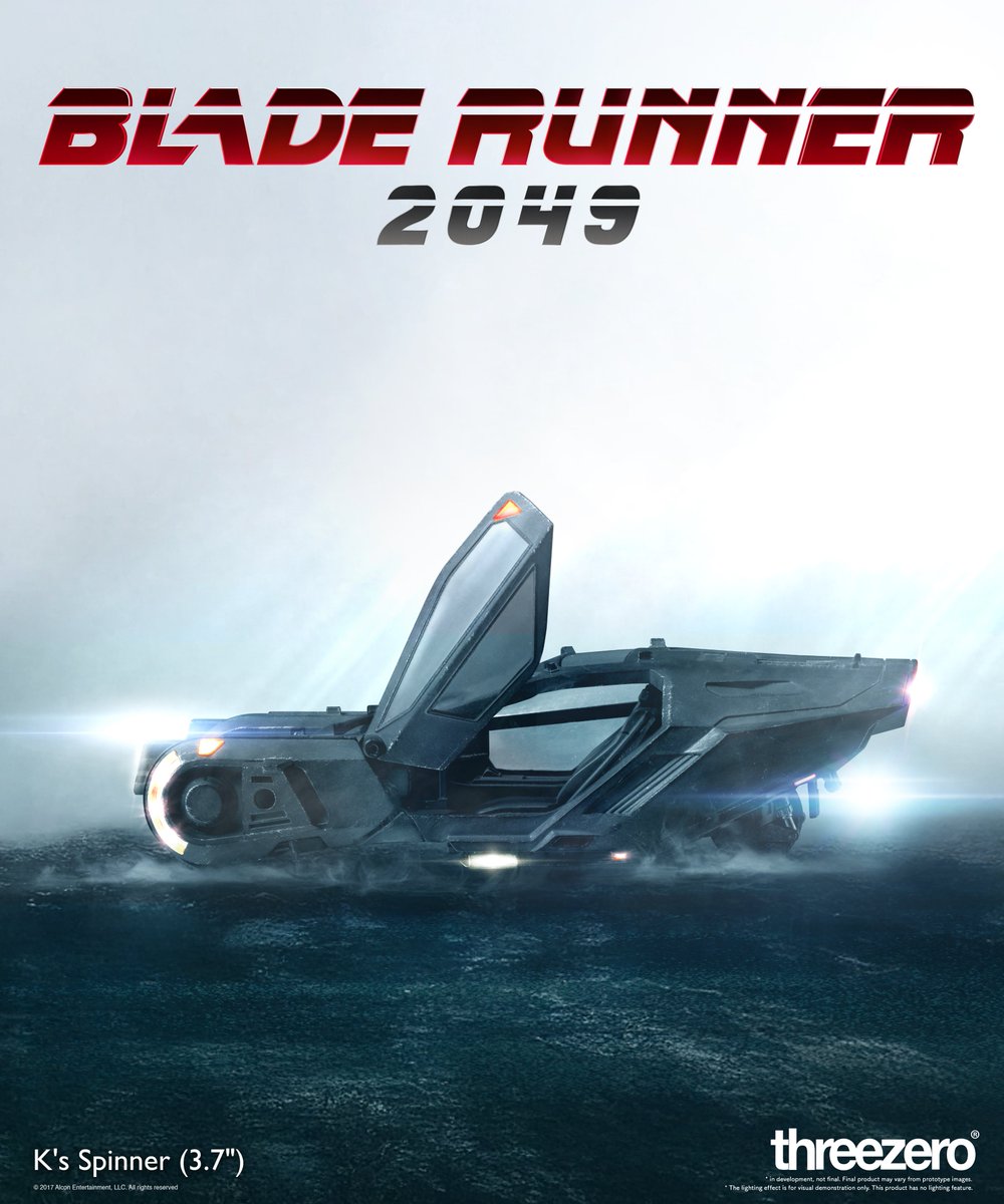 threezeroHK's tweet photo. K’s Spinner will start its pre-order on 26th DEC at 9am HKT!
https://t.co/uCrw5wjsNy
※ In development. Final product may vary from promotional images.
#threezero #BladeRunner #BladeRunner2049 #OfficerK #Deckard #Spinner #PoliceSpinner #collectibles #toys #BladeRunnerNow https://t.co/DTYNOeDttD