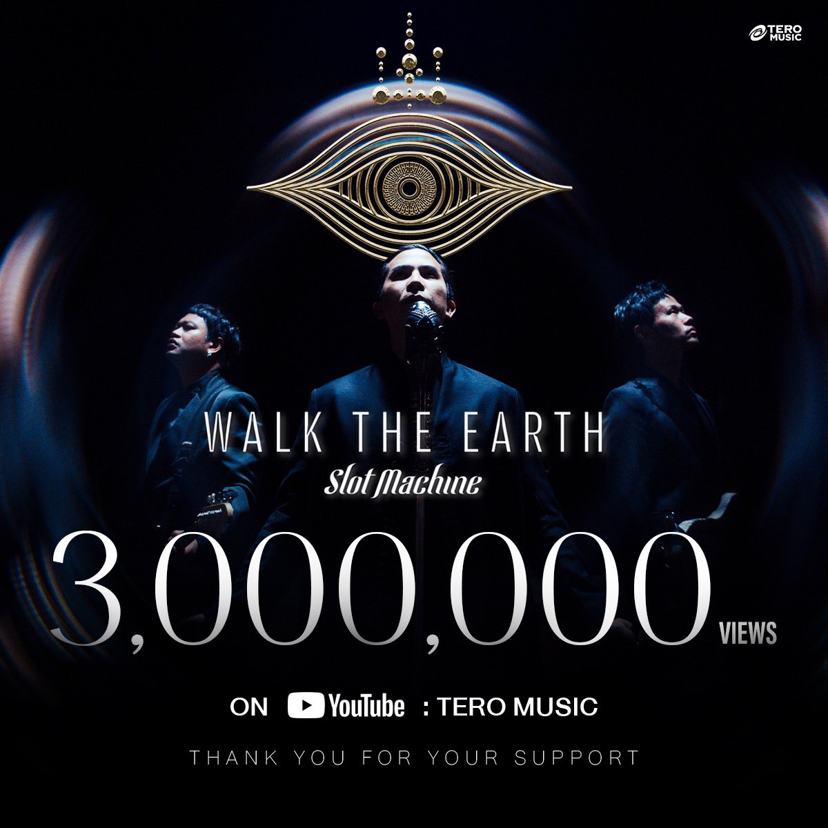 SlotMachineRock's tweet photo. LOVE YOU 3,000,000+ 🫶🚶‍♂️🌎

𝗪𝗮𝗹𝗸 𝗧𝗵𝗲 𝗘𝗮𝗿𝘁𝗵 - Slot Machine

📽️MV : https://t.co/DMyfubFatk
🎶Streaming : https://t.co/yg9uJKGfHa

#WalkTheEarth
#SlotMachineRock #20thSlotMachineRock #NEWSINGLE #teromusic https://t.co/uS7zTT0PbK