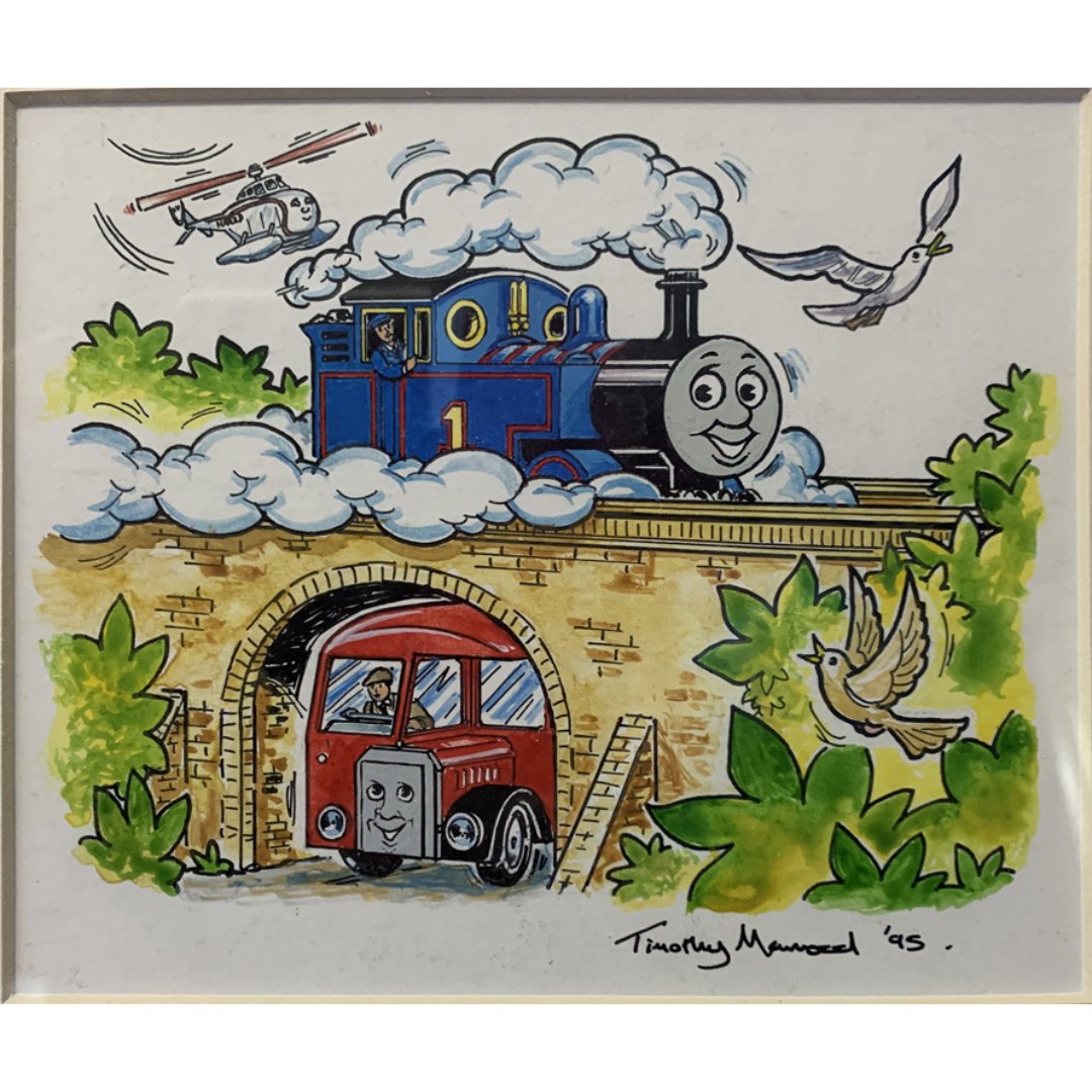 Nostalgic Christmas Gifting 🚂🎄 

🖼️ Thomas the Tank Engine 1995
🖌️ Timothy Marwood

brandler-galleries.com/product/thomas…

#ChristmasGifts #ThomasAndFriends #SignedArt