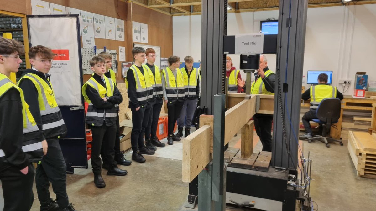 Thank you to Scott at ITW Construction products for taking the time to demonstrate to our Engineering &amp; Graphics pupil <a href="/AuchmutyHS/">Auchmuty High School</a> how they use CAD to design and manufacture their joist hangers and demonstrated how they test the products to meet construction standards.
<a href="/DYWFife/">DYW Fife</a>