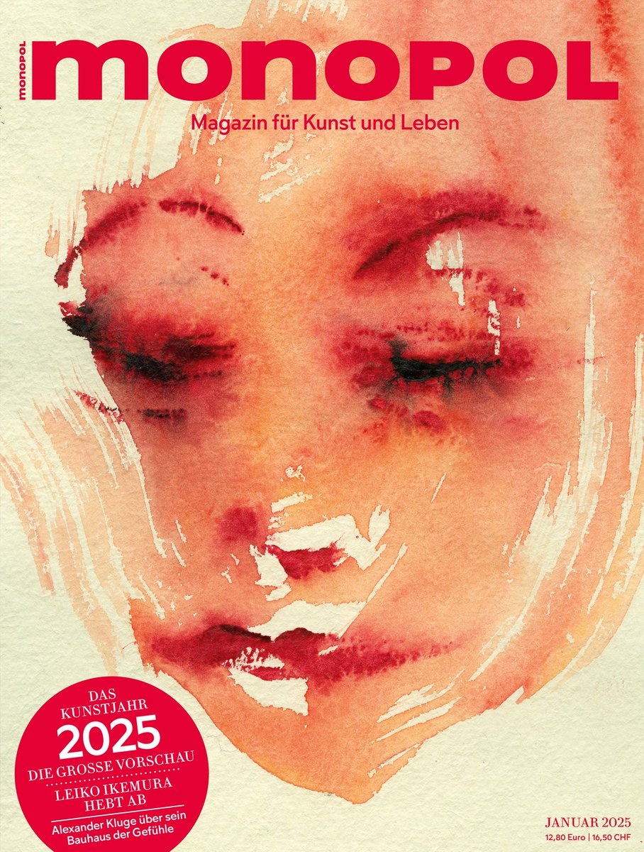 Unser Januar-Heft ist da! 🥰  

👉 Mit einem Rückblick auf das Kunstjahr 2024  

👉 allen Ausstellungshighlights 2025   

👉 einem großen Porträt der Künstlerin Leiko Ikemura  

Inhalt: monopol-magazin.de/inhaltsuebersi…

Online-Shop: shop.monopol-magazin.de/einzelhefte/