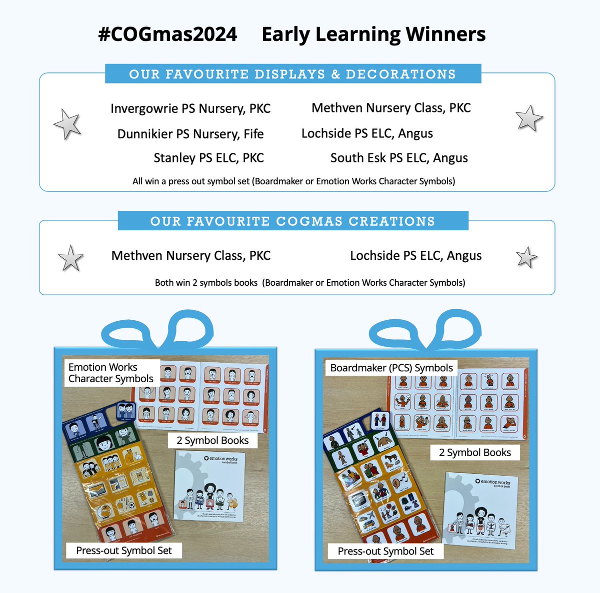 Finally - a little update on the Early Learning winners with 2 we missed earlier in the week - well done Stanley Primary ELC and <a href="/SoutheskPrimary/">SoutheskPS</a> ELC. It's been a joy having our Early Learning Settings joining in this year 😊