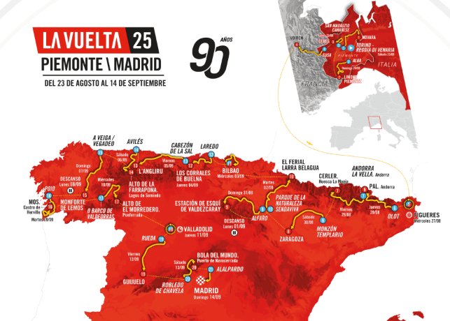 🚵‍♀ Ya lo siento por espanyolistas y en cheneral chent encerrinada en que <a href="/lavuelta/">La Vuelta</a> siga un escaparate de #Turismo
Pero si en bel momento se pretende que en siga una d'as tres grans. Iste recorriu habría d'estar l'alazet de toz os anyos #MefaltaTourmalet