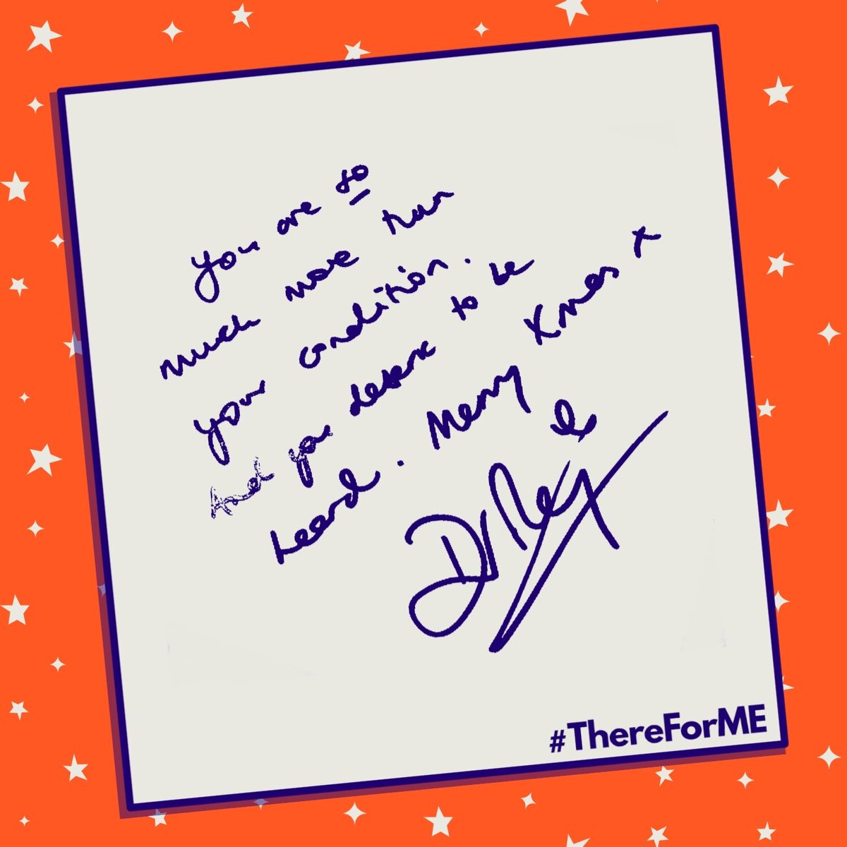 ThereForME_UK's tweet image. Dec 20: It&apos;s TV doctor Dr Ranj Singh! @DrRanj is also an author and columnist, and has appeared on @bbcstrictly.

His message: “You are so much more than your condition. And you deserve to be heard. Merry Xmas, Dr Ranj x”

#PatientSafety #pwME #pwLC #ThereForME