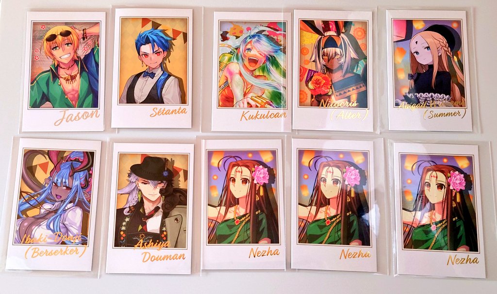 【交換】FGO Fes 2024 2023 ポートレイト コレクション

譲）イアソン、セタンタ、ククルカン、ニトクリスオルタ、アビゲイル、伊吹童子、蘆屋道満、哪吒

求）千利休、マリーオルタ1枚

利休優先で求めております
今弾はイアソンのみです
郵送交換です

よろしくお願い致します。