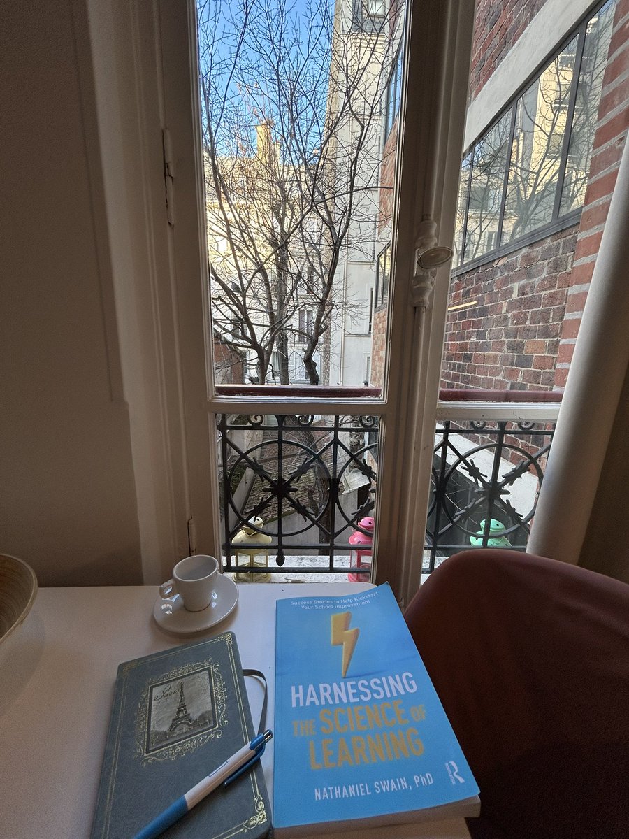 MmeLockhartLDS's tweet image. Good morning, Paris!! 🇫🇷
#HarnessingTheScienceOfLearning #ScienceOfLearning @NathanielRSwain