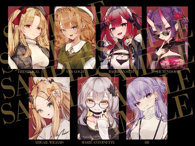 【C105新刊】「MALUM MALUS」B5/32P混沌・悪属性女性鯖の架空現代ファッション本です!ゲストにThatさん()とJayさん()に参加いただいてます!感謝…!通販リンクは↓下のツリーに追加してます!既刊も再販していますのでぜひ～! #C105 
