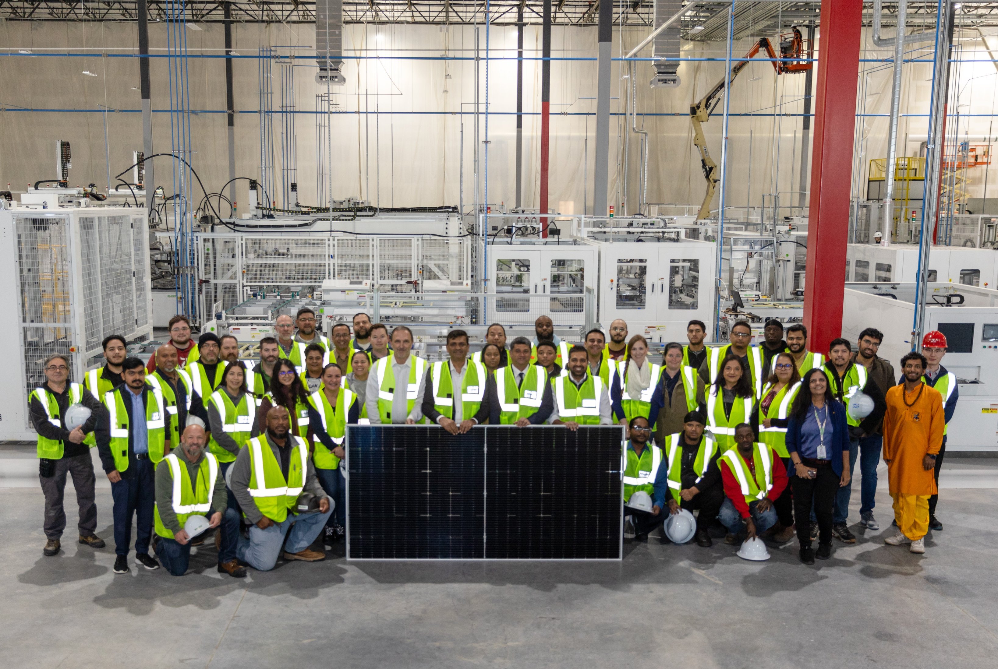 Waaree Solar Americas Inc. Marks First PV Module Production