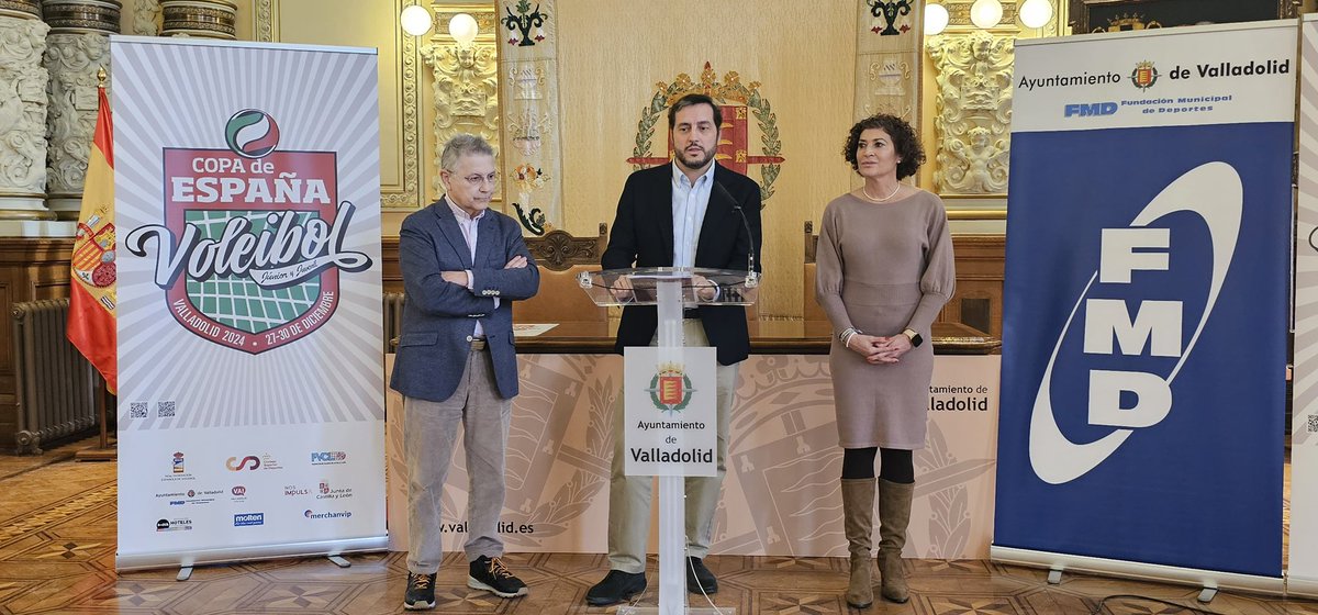 CopaEspanaVB's tweet image. Presentación de la Copa de España en Guadalajara (alevín e infantil) y en Valladolid (júnior y juvenil) ✅👏🏽

⏳Menos de una semana para una de las competiciones más esperadas del año 🤩 

Gracias @AyuntamientoVLL y @GuadalajaraAyto por la cálida acogida 💕🏐

#CopaEspanaVB