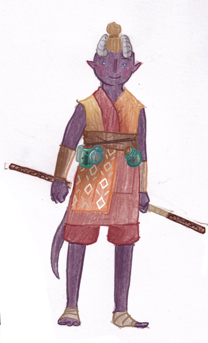 Just commissioned this lovely picture of my D&amp;D character from <a href="/RossySculpts/">Rossy Does Drawings-Commissions Open</a>. Fantastic communication throughout the entire process and an absolute banger of a picture to boot!