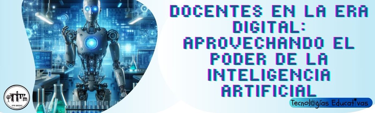 DOCENTES EN LA ERA DIGITAL: APROVECHANDO EL PODER DE LA INTELIGENCIA ARTIFICIAL.
Díptico: rfp.educarex.es/.../dip.../7/2…
Inscripción: rfp.educarex.es/inscripciones/…