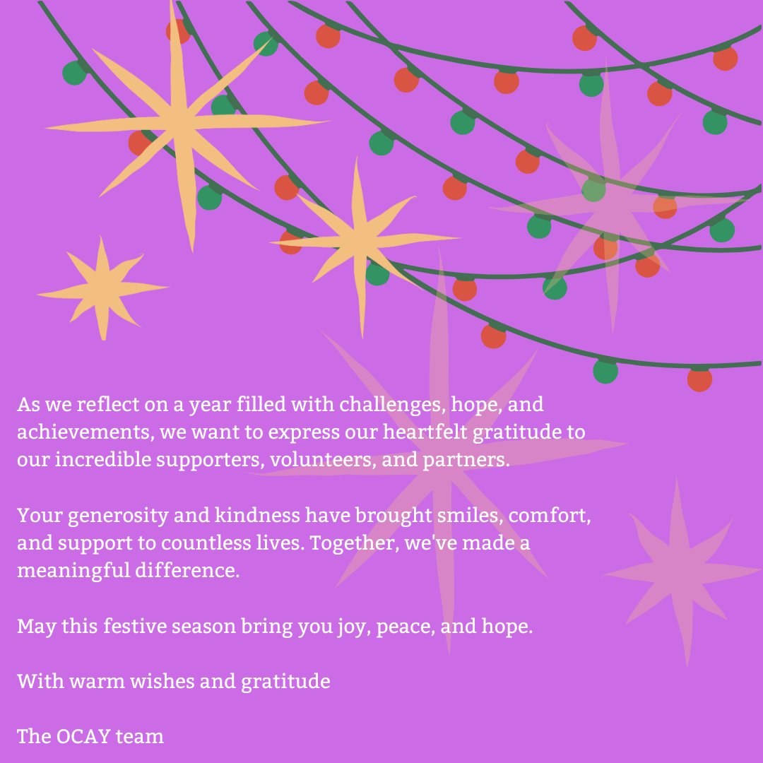 Happy Christmas from everyone at OCAY