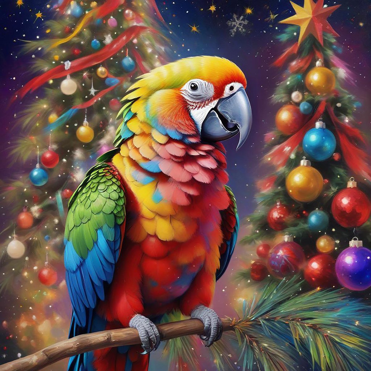 BarkCanvasNFT's tweet photo. #Goodmorning fam ! Finally #Friday❗️ Can't believe this week is over... 😃

Let's have the most colorful friend from #SplatterLegions to set the mood of the #Funday: The #Parrot, in full #JingleBells spirit‼️😃😎

SL249 @ 0.75POL #NFT #XmasNFT #OpenSea

https://t.co/ZJpZJDrxYF https://t.co/KFJzYT96il