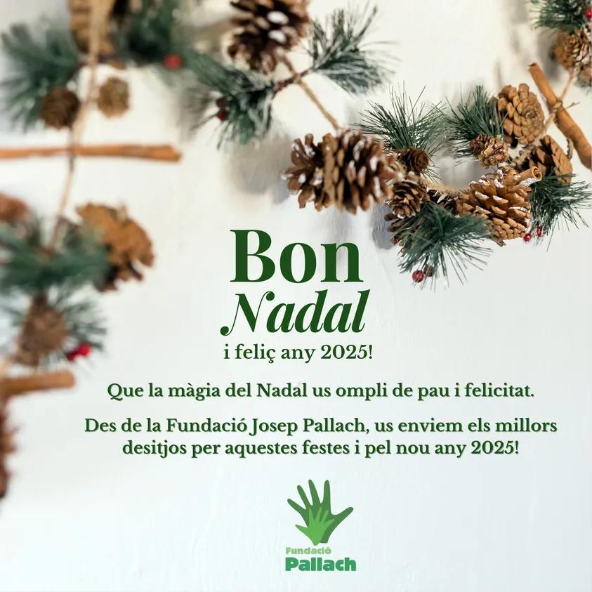 Estimades persones voluntàries,
Gràcies per ser el cor de la Fundació Josep Pallach. Amb vosaltres, el nostre lema cobra vida: "Tothom educa, s’educa tothom; fem xarxa."

Us desitgem unes festes plenes d’alegria i nous projectes compartits.

Bon Nadal i gràcies per tot! 🎄✨