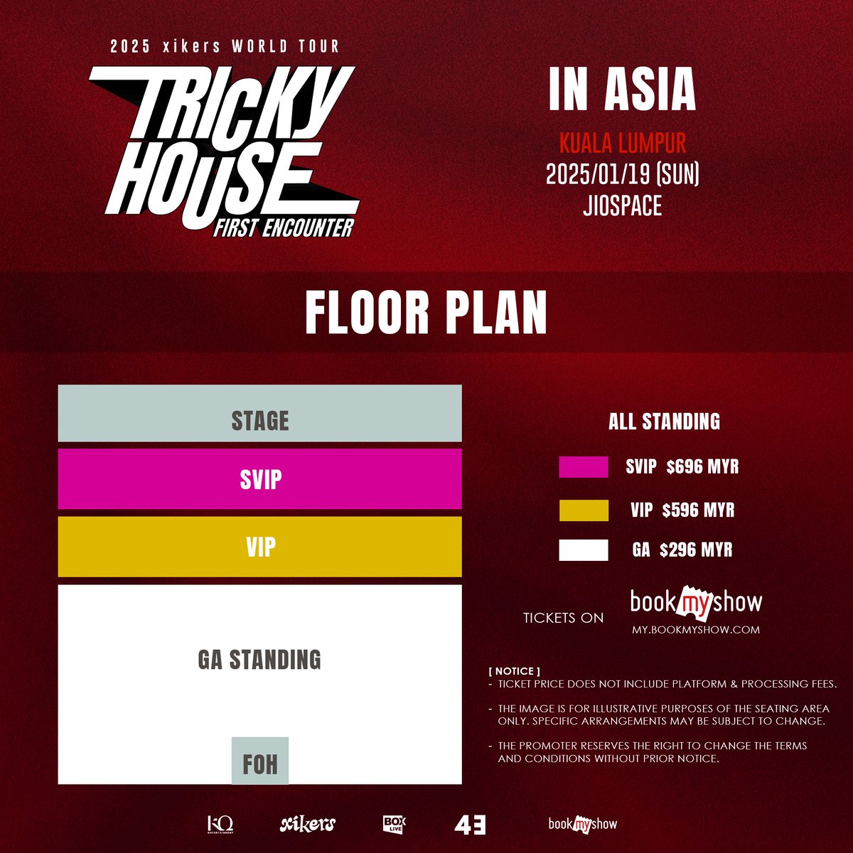 BoxLiveAsia's tweet image. Bringing '2025 xikers WORLD TOUR TRICKY HOUSE : FIRST ENCOUNTER IN ASIA'! Get ready for non-stop energy from @xikers_official 🔥

🗓️ 19 Jan 2025, Kuala Lumpur, Jiospace

Tickets on sale: 26th Dec 2024, 11:00 AM (MST)
🎫BookMyShow

#xikers #싸이커스 
#xikers_WorldTour_TrickyHouse