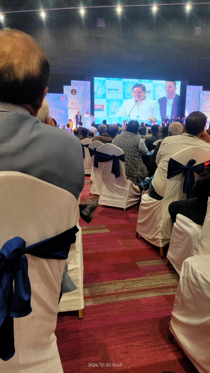 Ayush_CFP's tweet photo. Great insights by Dr. Mohan yadav @DrMohanYadav51 

#niveshmantrana #mutualfundsahihai https://t.co/H355fqvrvE