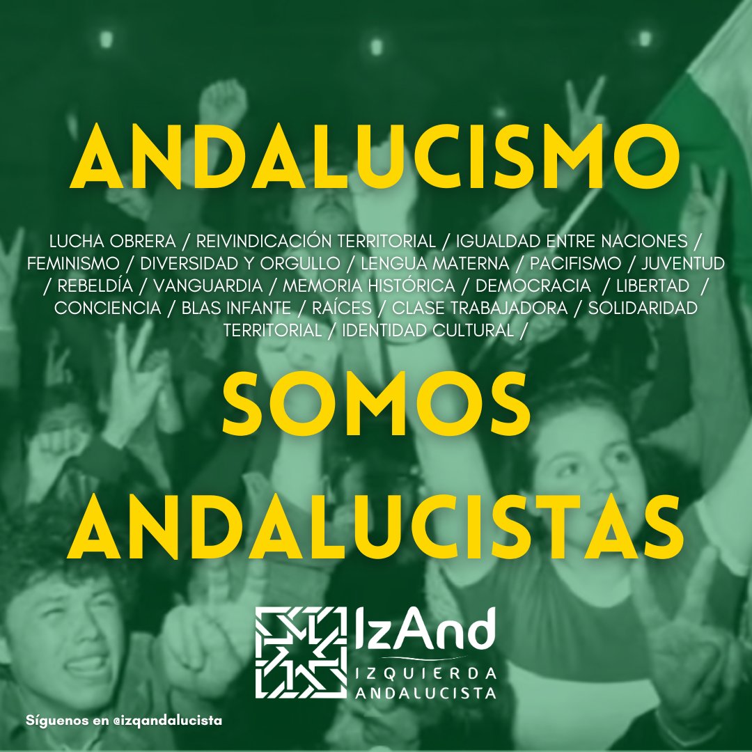 Durante estas fiestas navideñas, el 46,8% de las y los niños menores de 18 años de Andalucía, se encuentran en riesgo de pobreza o exclusión social.

Ahí estará el andalucismo de izquierdas. Combatiendo la pobreza andaluza.

💚