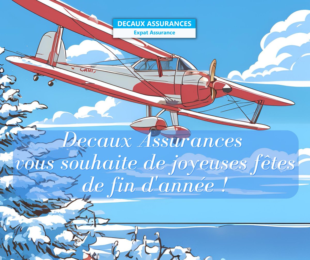 ExpatAssurance's tweet photo. 🎄 Toute l’équipe de Decaux Assurances vous souhaite de très belles fêtes de fin d'année, où que vous soyez ! 🌍 Merci pour votre confiance et votre fidélité.✨

#JoyeusesFêtes #Expatriés #DecauxAssurances https://t.co/m6EWEnGRQR