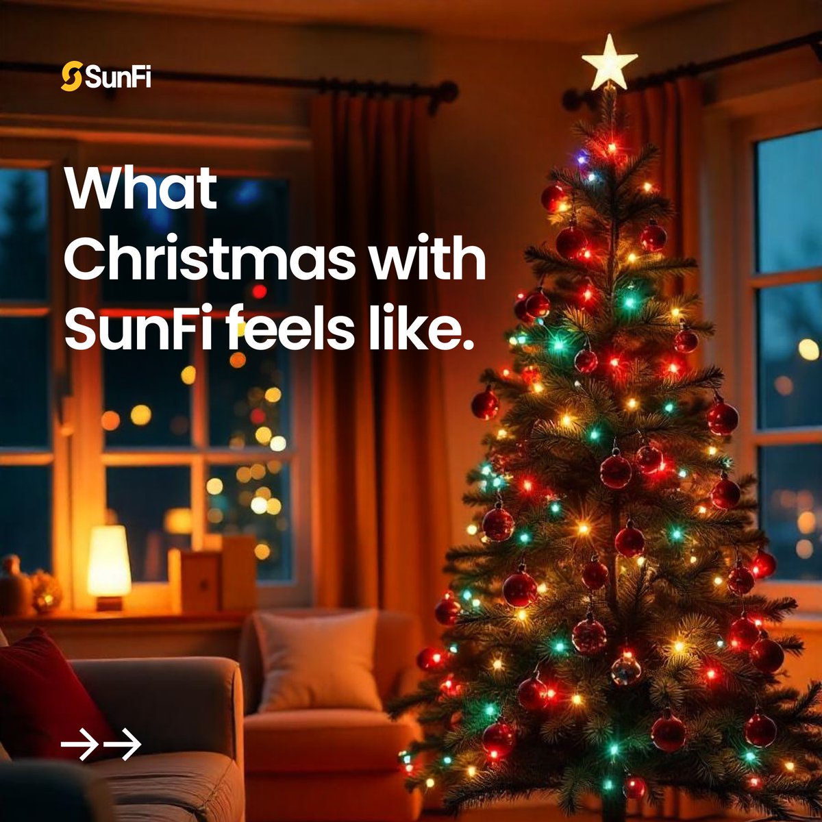 sunfi_hq's tweet photo. While you keep your December "detty", trust us to never let the lights go out 💙
Visit https://t.co/ac4exr2yJD to explore our options. We're still here for you 🧑🎄🎉
#solarinlagos #sunfi https://t.co/b4OdjFtW5l