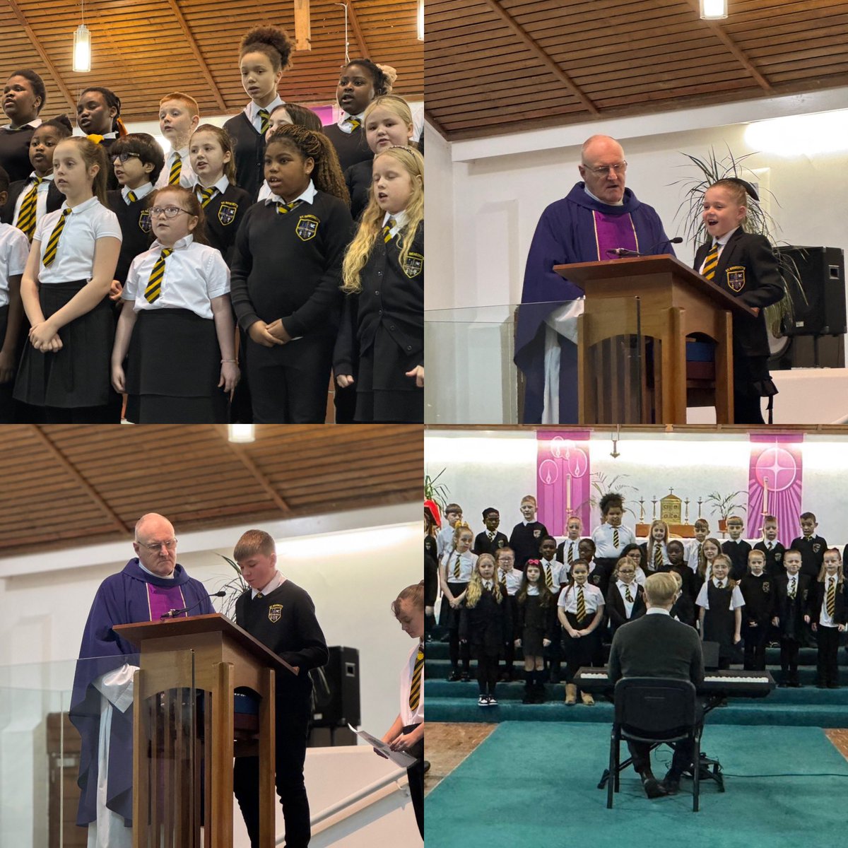 Our children from Primary 1 - 7, including our choir and Glee Club shared the true meaning of Christmas at our supersized Christmas Mass and Carol Service! Thanks to Fr Jim and <a href="/ChoralDoM/">Choral Director (Diocese of Motherwell)</a> for everything you have done for our schoo, this year! Have a lovely Christmas! ✝️