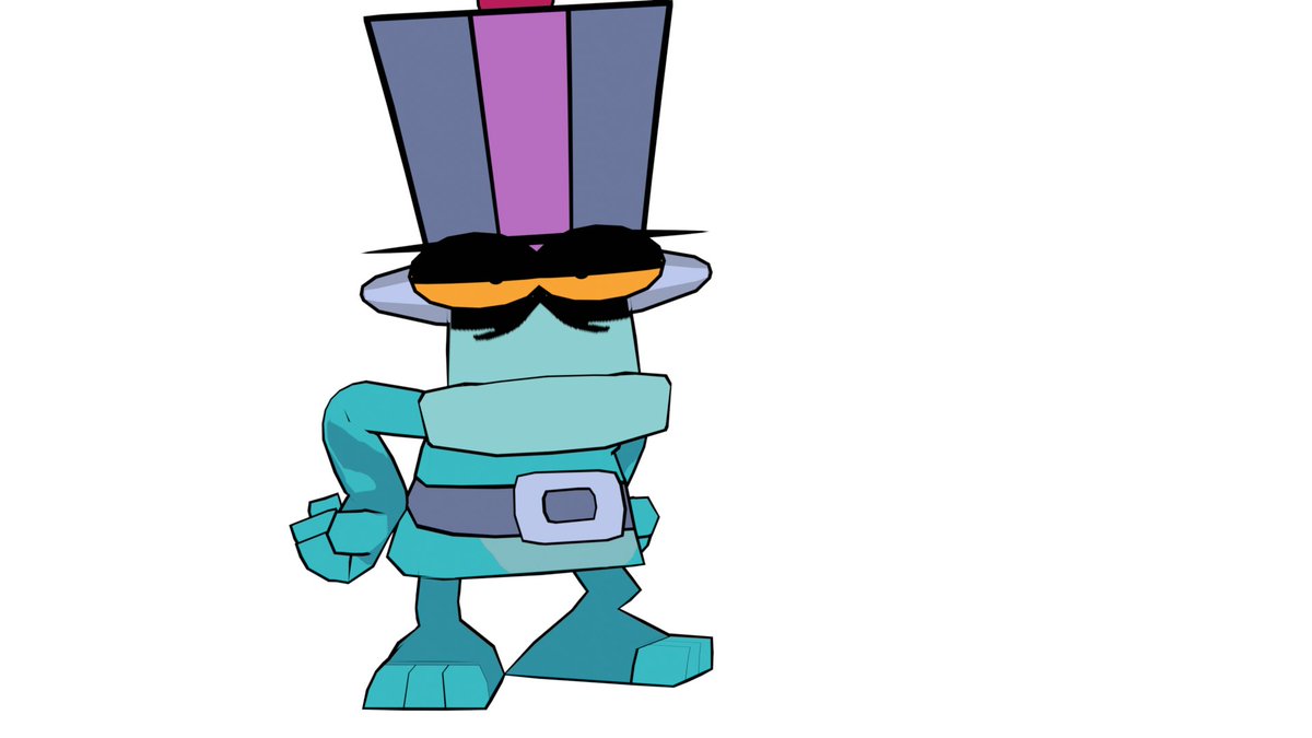 I redid my Oznit model, Im really pround of this onee #TerrestriallyChallenged #blender