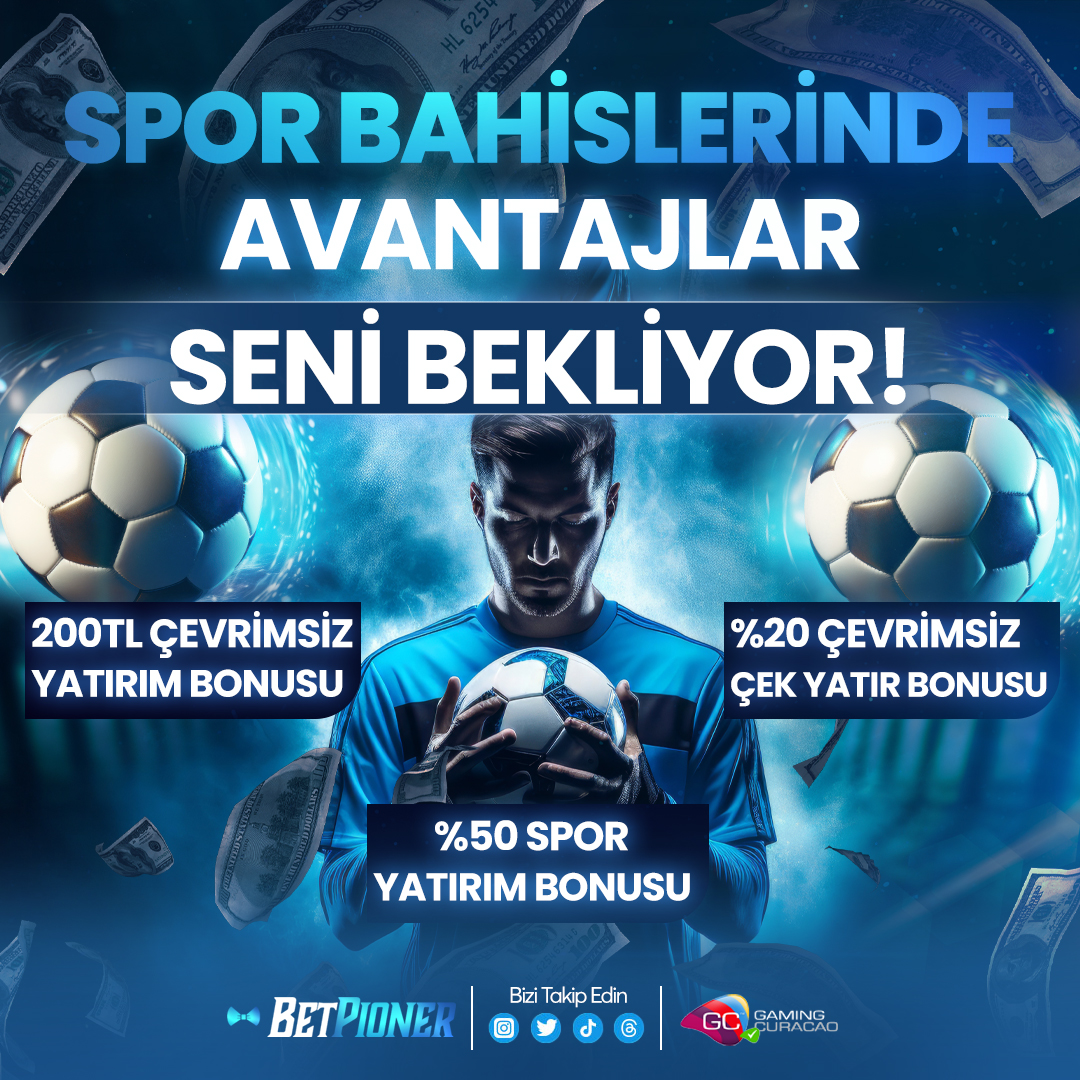 PionerResmi's tweet photo. 📣 Spor Bahislerinde Avantajlar Seni Bekliyor ‼️

⭐ 200TL Yatırım Bonusu
⭐%20 Çevrimsiz Çek-Yatır Bonusu
⭐%50 Spor Yatırım Bonusu

🤑 Orijinal lisans güvencesi ile 5.000.000₺ çekim limiti❗️

🖥  Giriş: https://t.co/CHUOYyQpAv https://t.co/DTspR4U5jJ