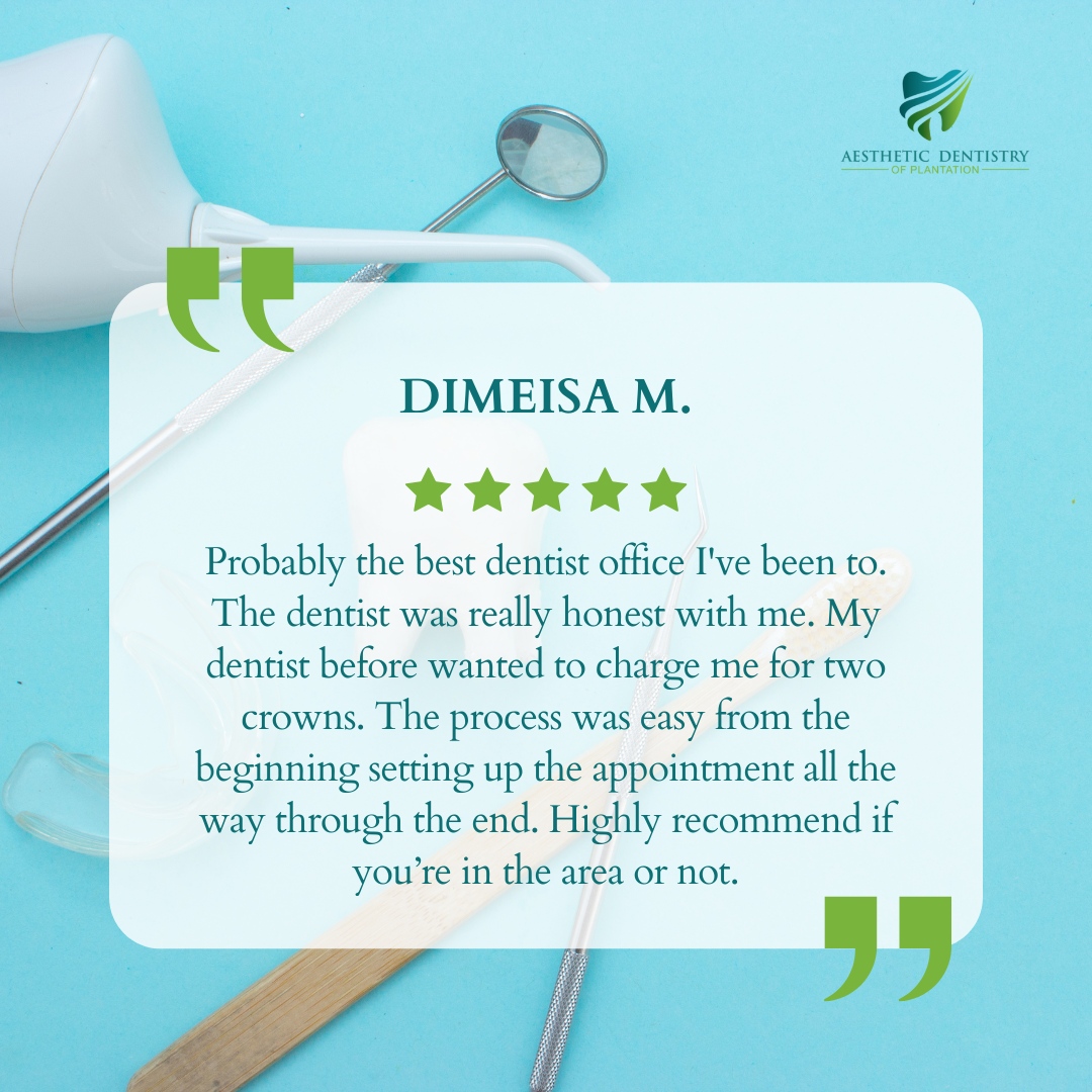 ADPDentistry1's tweet photo. We love hearing about our patients' experiences. Please feel free to leave us a review about your last visit! 

#AestheticDentistryofPlantation #dentist #dental #dentistry #brush #smile #floss #healthy #teeth #beautiful #dentalcare #oralhealth #oralcare #dentalmeme #like #inst... https://t.co/TDnl4fQsnZ
