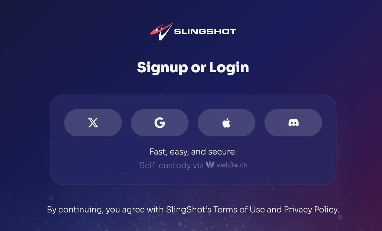 Slingshot login discount