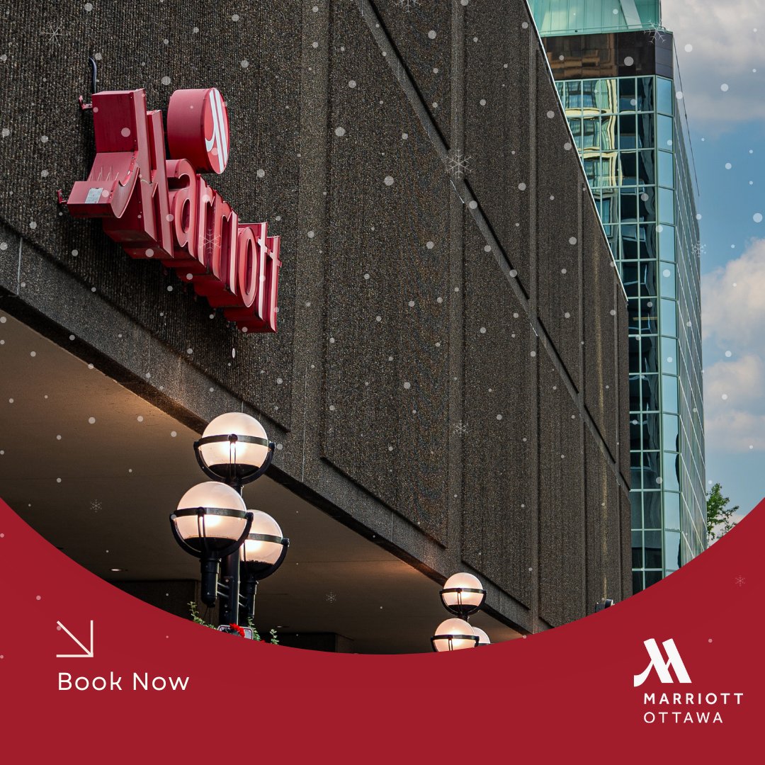 OttawaMarriott's tweet image. Book Your Stay at the Ottawa Marriott! 

This holiday season, enjoy luxury in downtown Ottawa with spacious rooms and easy access to festive events. Reserve your room now!

📞 Call us or visit our website to book!

#OttawaMarriott #HolidayGetaway #BookYourStay