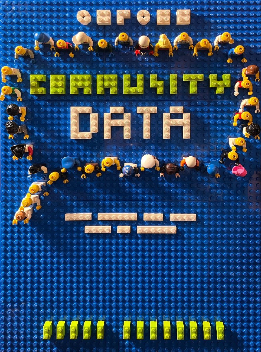 rahulbot's tweet image. I come from a family authors -- my grandfather, dad & brother -- but I think I'm the first to recreate my book cover in LEGO bricks 🤣 How'd I do?
Rethink your data storytelling with some un-visualization. "Community Data" eBook & pre-order links at communitydatabook.com