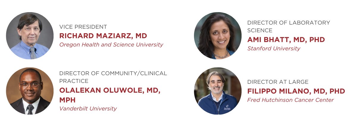 Please join us in welcoming our newly elected board members! These board members will begin their service to ASTCT after #Tandem25. Please join us in congratulating our new officers! Learn more about our incoming board members here: ow.ly/tcLk50UtNUx