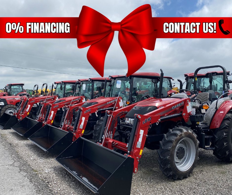 #FarmallFriday DEALS!💰
0% Financing for 84 Months (No Money Down) OR 0% Financing for 60 Months (Plus 60 Months of Premier Purchased Protection Plan)
Only 2 Weeks left to take advantage of this deal! Don’t Miss out! While Supplies Last!
hragripower.com/promos/case-pr…