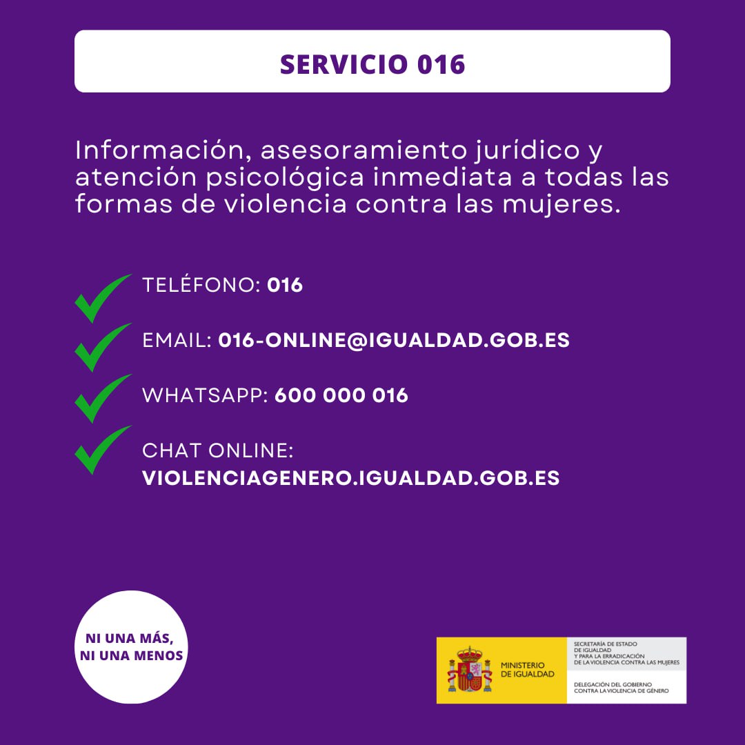 Delegación del Gob. contra la Violencia de Género (@delgobvg) on Twitter photo ‼️ El riesgo de sufrir violencia de género aumenta en períodos vacacionales. Alertar, informar y denunciar este tipo de violencia es un asunto público. Para ello, recuerda que durante las navidades siguen disponibles los recursos del <a href="/IgualdadGob/">Ministerio de Igualdad</a>.
🤝 Ayuda a difundir. ‼️ El riesgo de sufrir violencia de género aumenta en períodos vacacionales. Alertar, informar y denunciar este tipo de violencia es un asunto público. Para ello, recuerda que durante las navidades siguen disponibles los recursos del <a href="/IgualdadGob/">Ministerio de Igualdad</a>.
🤝 Ayuda a difundir.