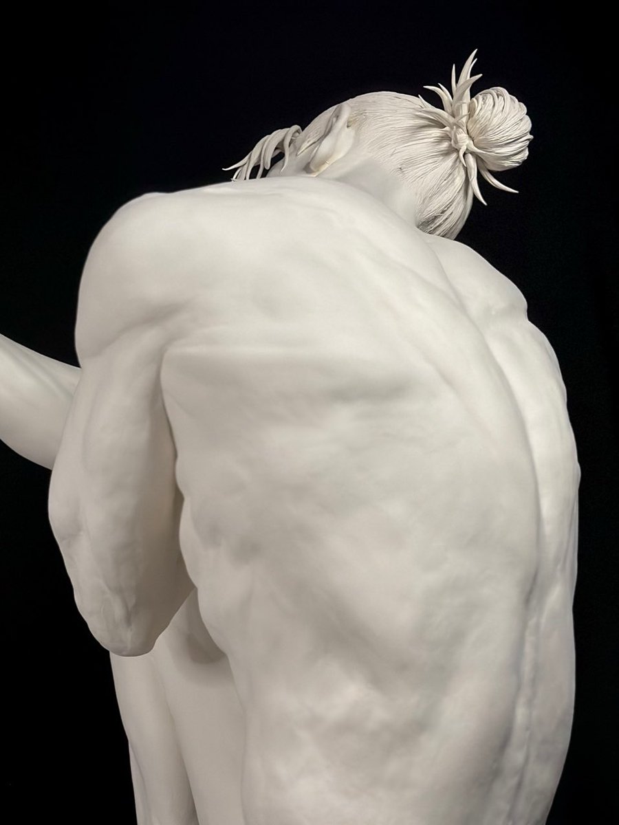 Challecra's tweet photo. [Life-sized] Geto☀️ I’ll post the completed him bit by bit 😊 Today is naked back✨ If you haven’t seen the video yet, please check it ❤️‍🔥
等身大･夏油傑☀️ 完成をちょびっとずつご紹介😊今日はすっぽんぽん背中✨動画まだの方はぜひ観てね〜❤️‍🔥
https://t.co/NaManMIadP https://t.co/3F3SCfxK1L