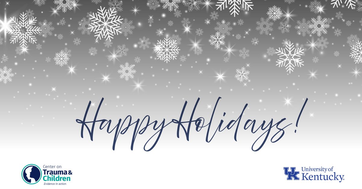 The University of Kentucky Center on Trauma and Children wishes you peace and joy this holiday season!

#ukctac
<a href="/gsprang/">Ginny Sprang, Ph.D.</a>
loom.ly/ZDG0gcQ