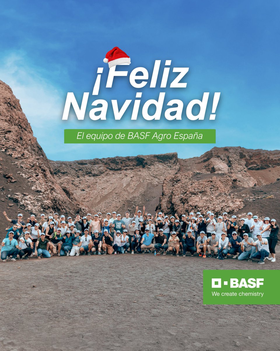 BASF_AgroES's tweet photo. Desde #BASFAgro os deseamos unas muy felices fiestas 💚

Muchas gracias a todos por ser parte de #ElTrabajoMásValiosoDeLaTierra, y sobre todo, por dejarnos acompañaros durante los 365 días del año 🧑‍🌾

¡Feliz Navidad! 🎅🎄 https://t.co/70RX6n8ED4