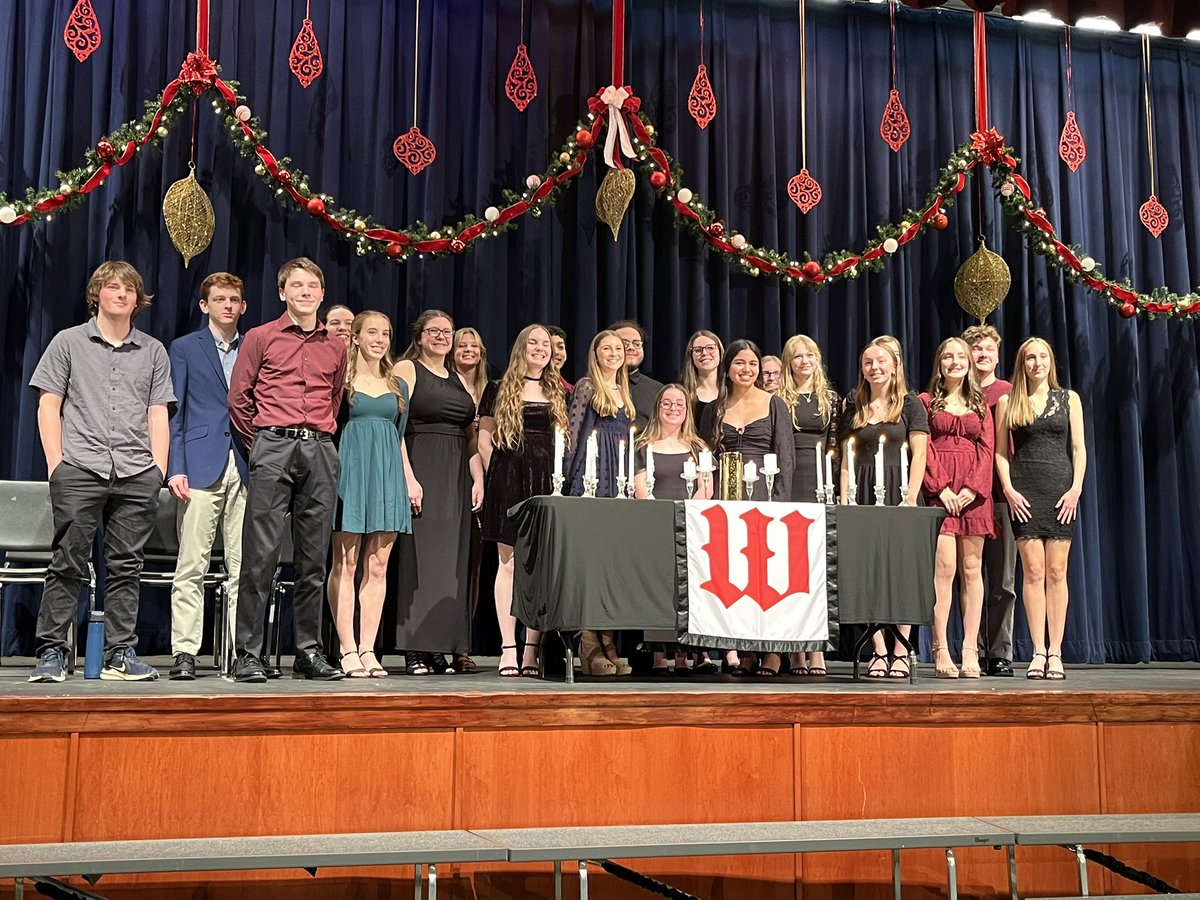 Williamson HS National Honor Society Inductions!  <a href="/WCSMarauders/">Williamson Central School District</a>
