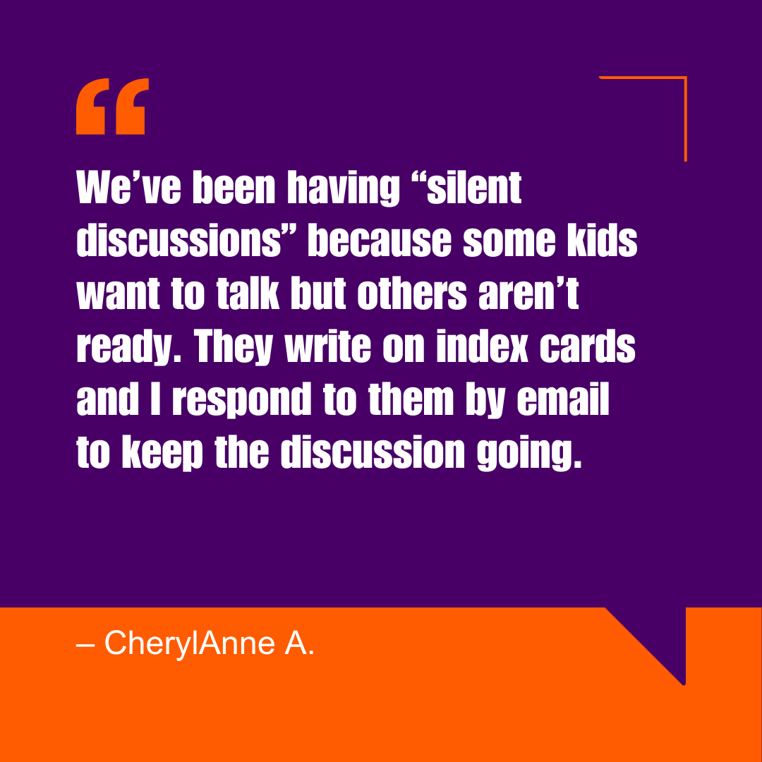 icivics's tweet image. Your insights are invaluable.💡 Share with us your creative ways for encouraging conversations among your students post-election. Let's share and learn together in the comments below. 👇

#CivicEducation #iCivics #2024Election