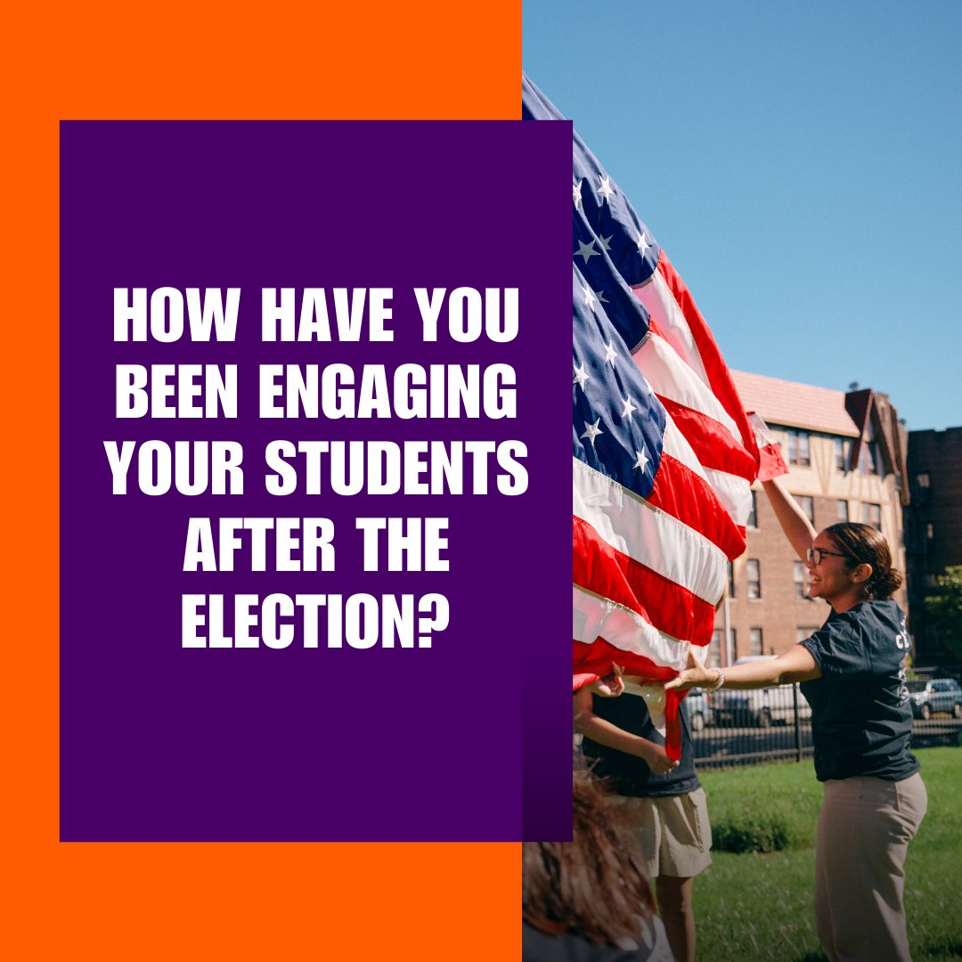 icivics's tweet image. Your insights are invaluable.💡 Share with us your creative ways for encouraging conversations among your students post-election. Let's share and learn together in the comments below. 👇

#CivicEducation #iCivics #2024Election