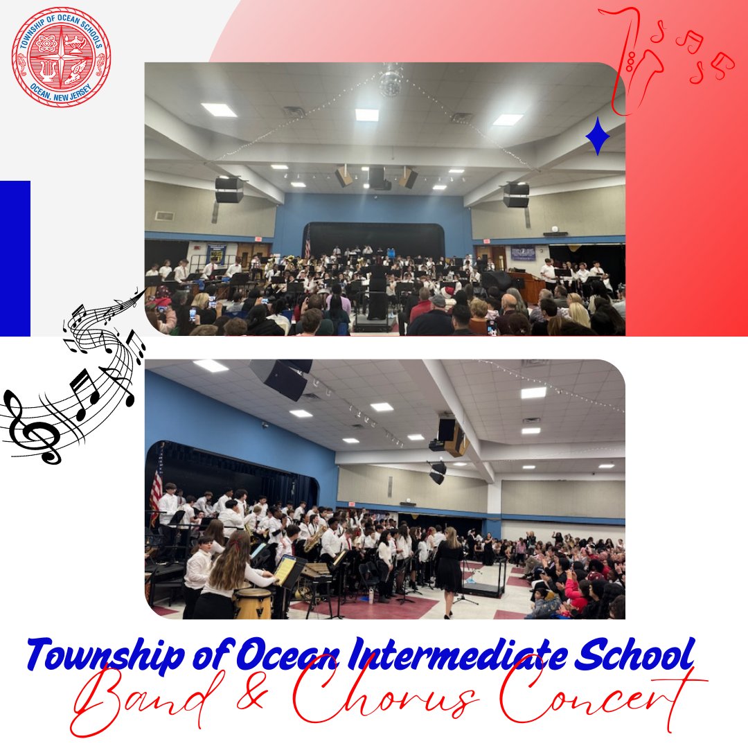 MrsErinLeahy's tweet image. It was a packed house for the TOIS Winter Band &amp;amp; Chorus Concert. The show featured these talented Spartan musicians! #spartanlegacy