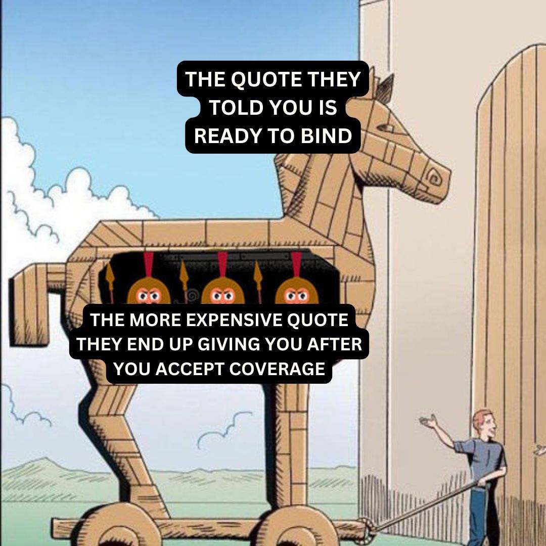now_wc's tweet image. Don't get fooled by "horse play" (get it?) 
Work Comp Now is committed to transparent pricing and coverage you can trust!