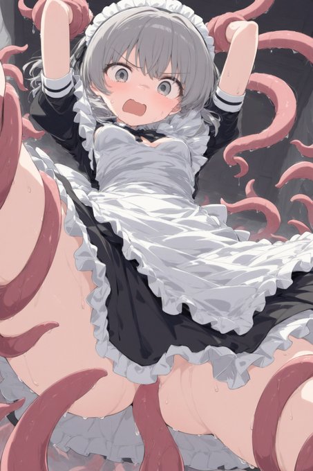 大ピンチなメイドさん #オリジナル #stablediffusionart