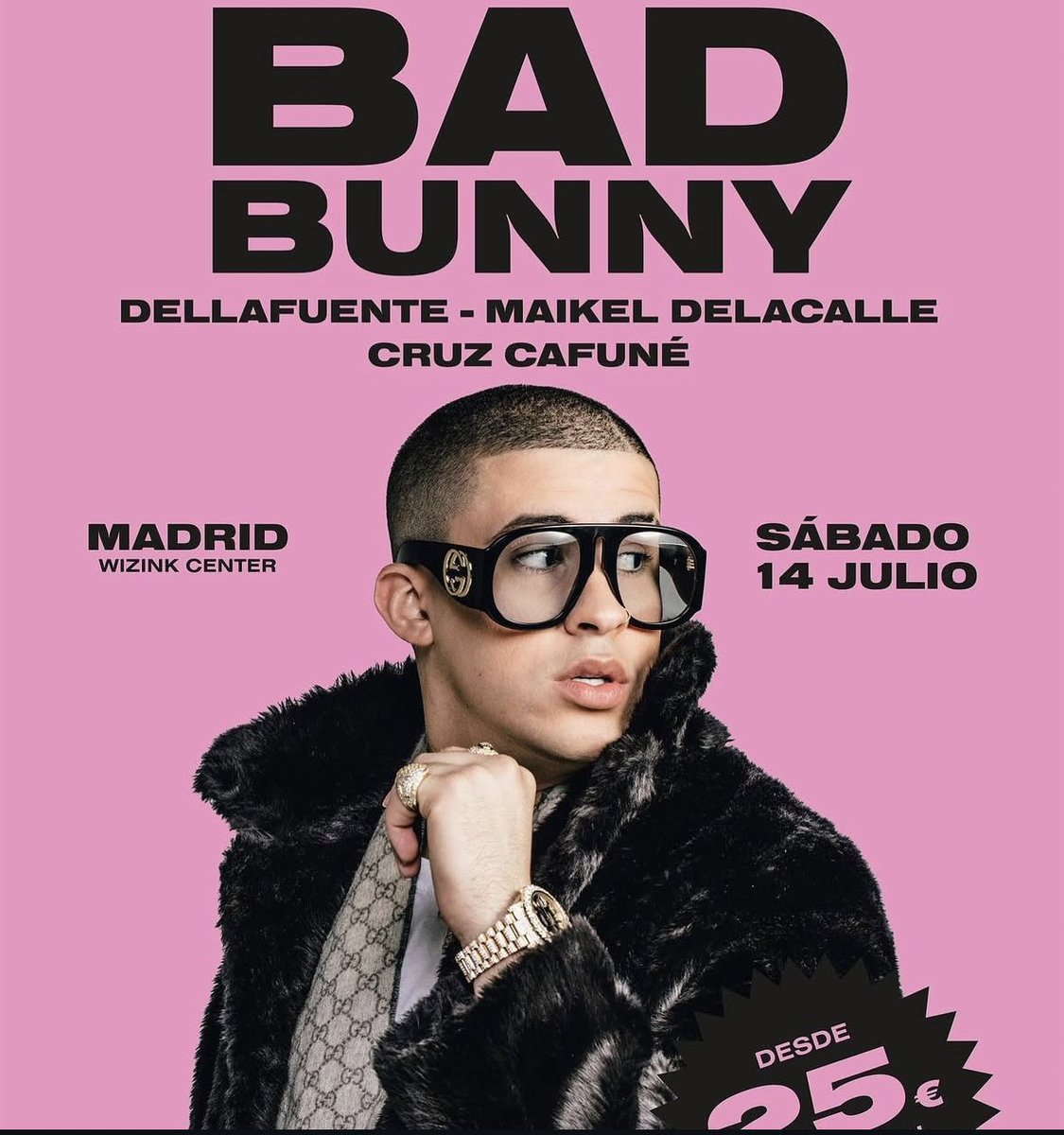 25€ en 2018  

y ahora con 25€ no te da casi ni para medio concierto de Hoke
