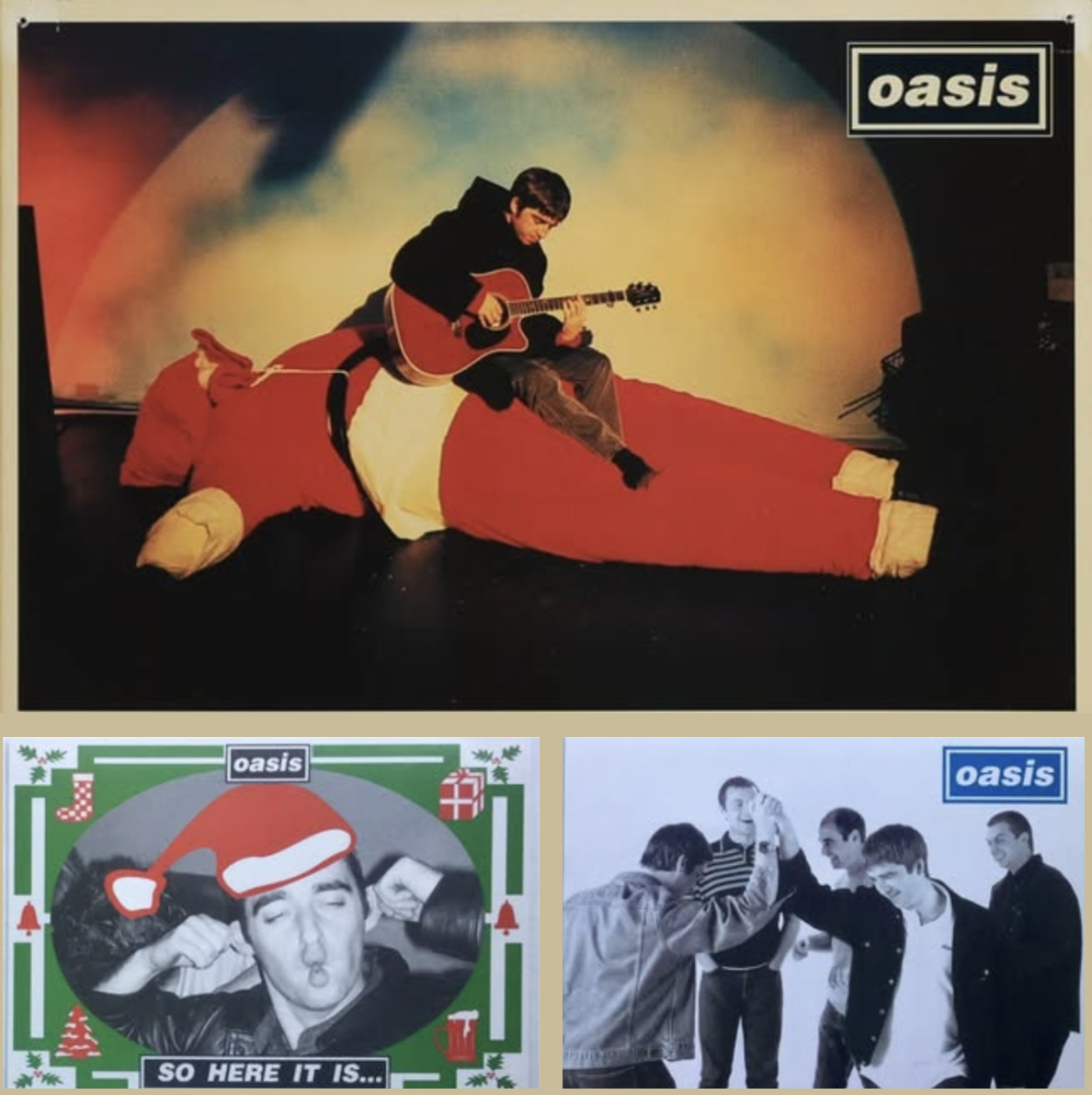 oasis's tweet photo. ‘So here it is…’ 🎄🎅🏻🍻 https://t.co/87sa6SPDxi